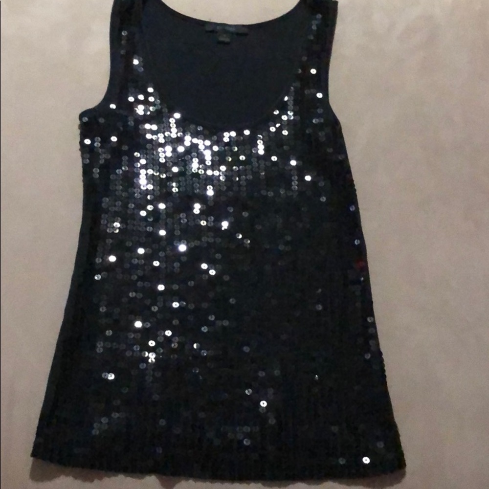 EXPRESS Sequined tank top